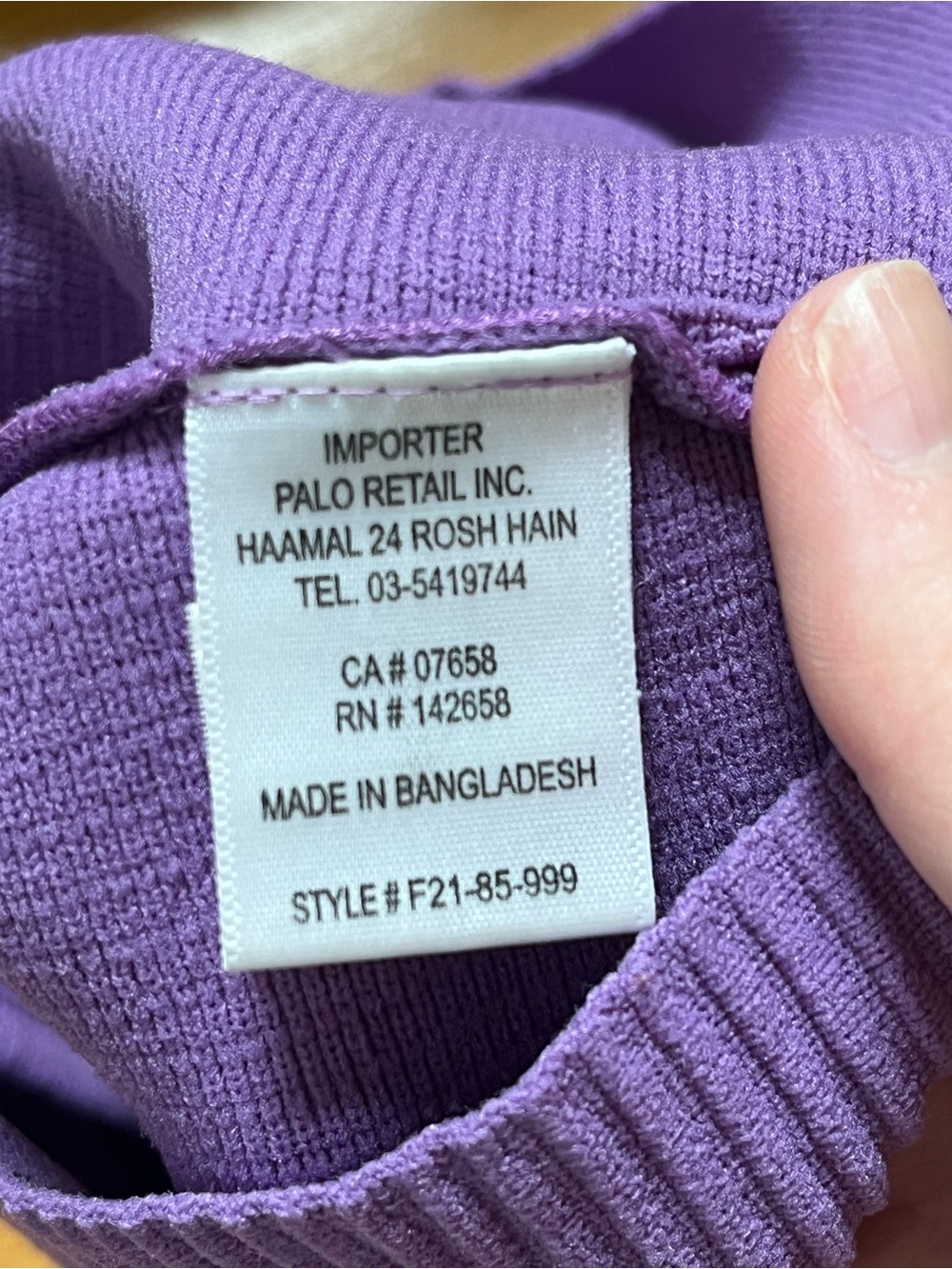 Forever 21 Lavender Ribbed Cropped Tank - Picture 5 of 9